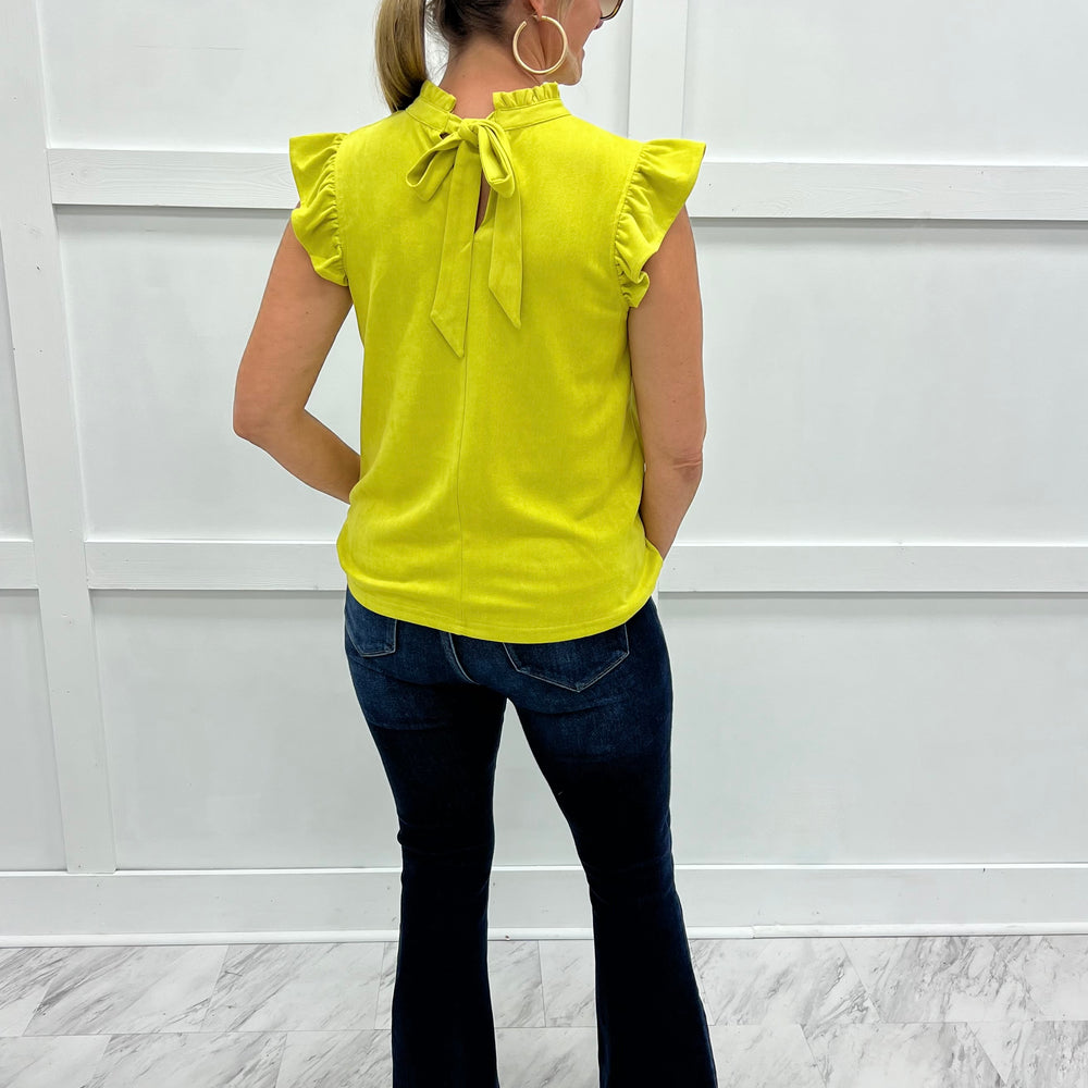 
                  
                    Selena Suede Top (Citrus)
                  
                