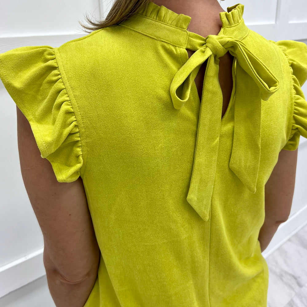 
                  
                    Selena Suede Top (Citrus)
                  
                