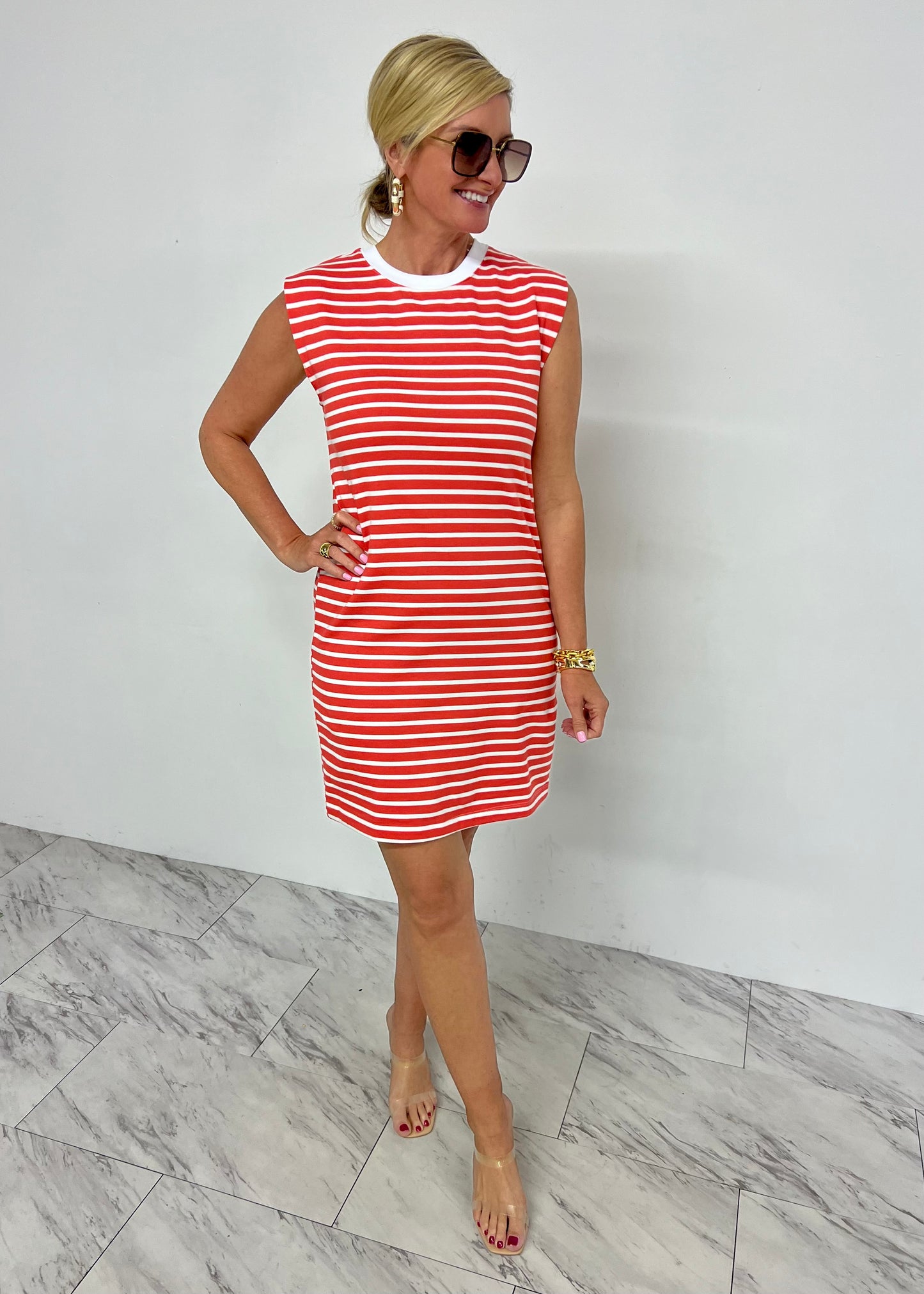 Southern Sounds Stripe Knit Dress