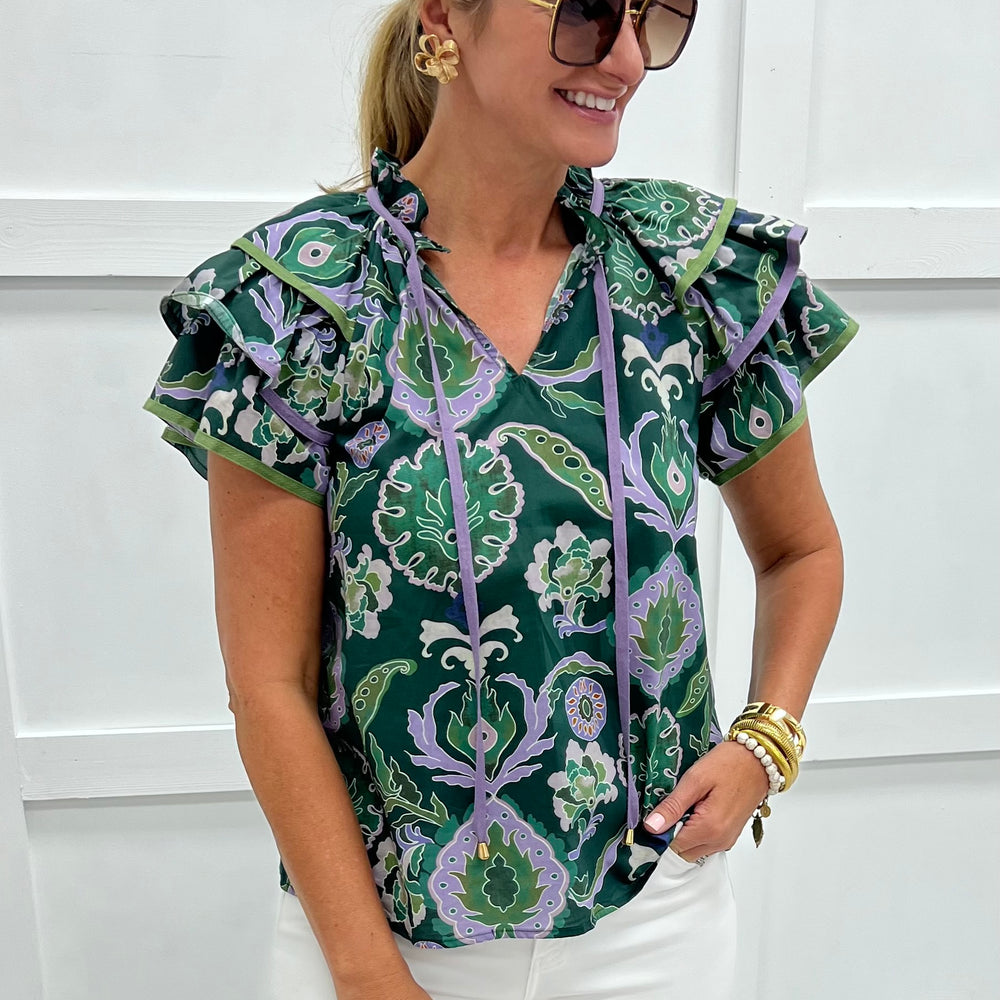 
                  
                    Jade Flutter Sleeve Top-FINAL SALE
                  
                