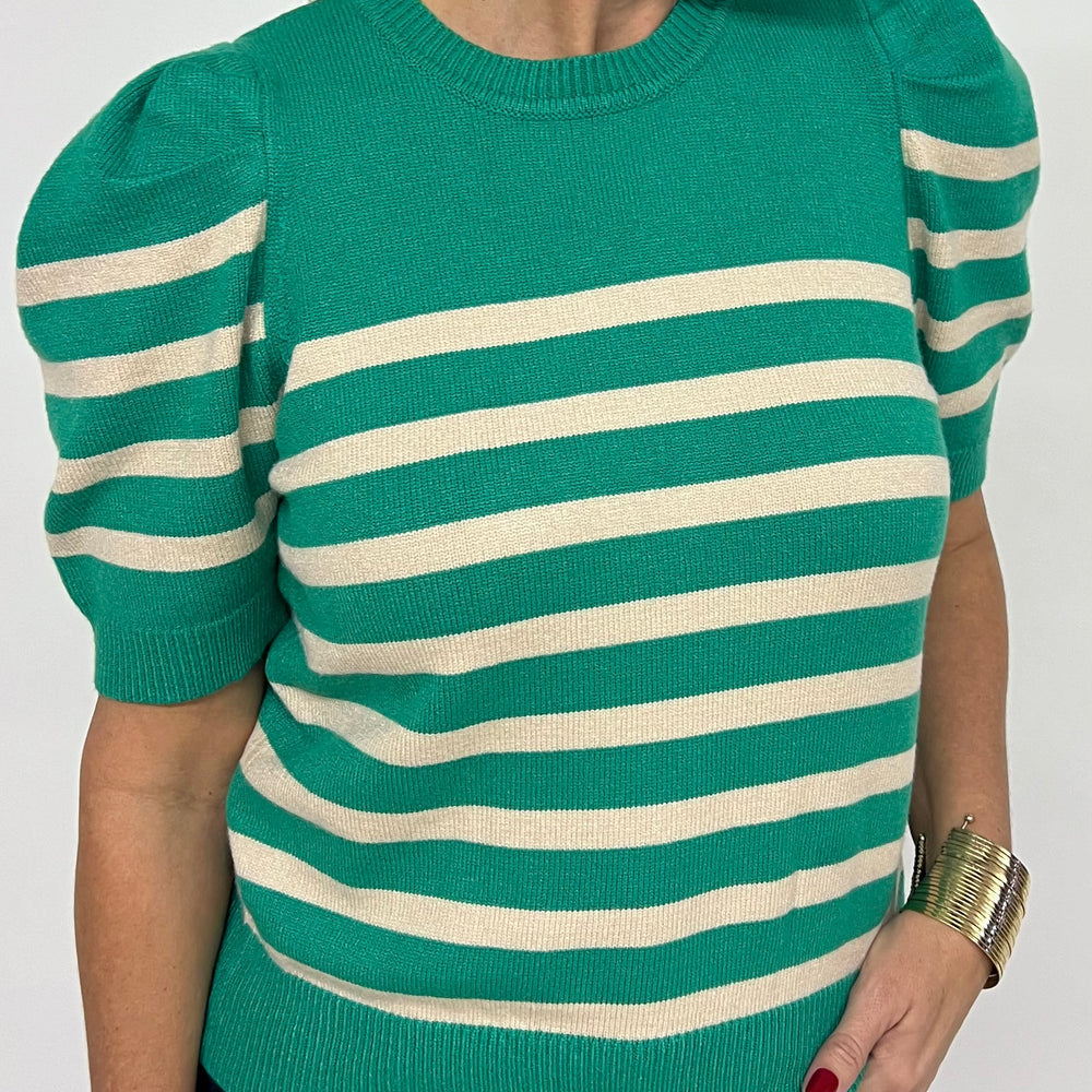 Easton Stripe Sweater (Green)