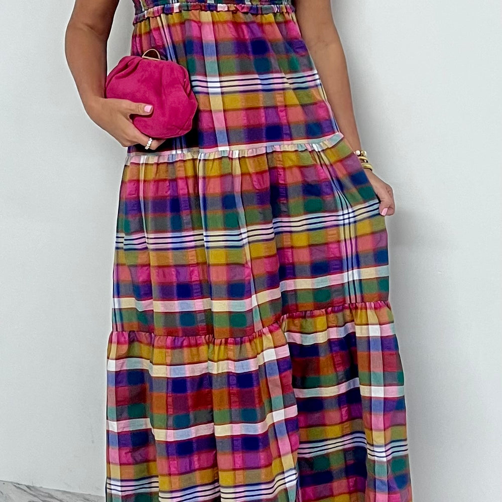 
                  
                    Hampton Holiday Plaid Tie Shoulder Dress-FINAL SALE
                  
                