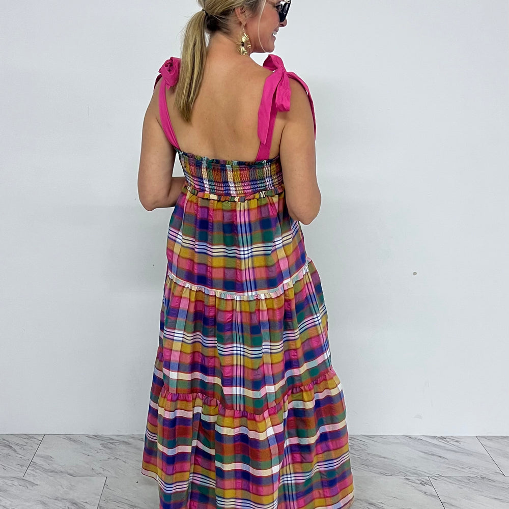 
                  
                    Hampton Holiday Plaid Tie Shoulder Dress-FINAL SALE
                  
                