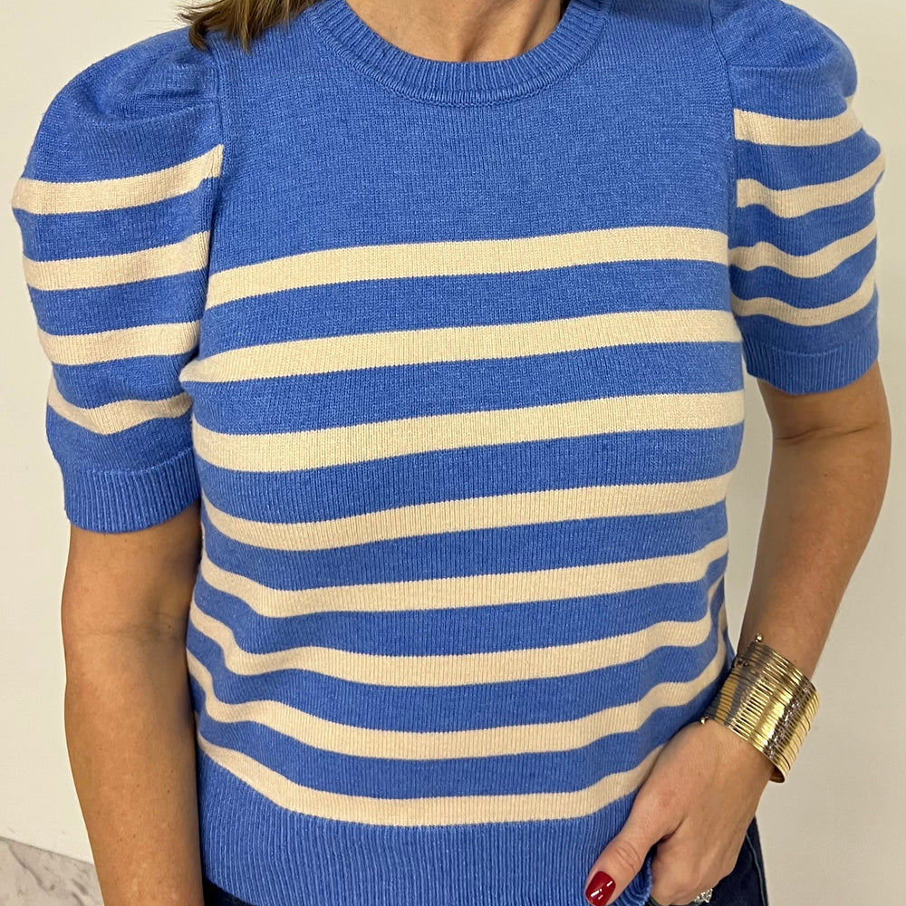 Easton Stripe Sweater (Blue)