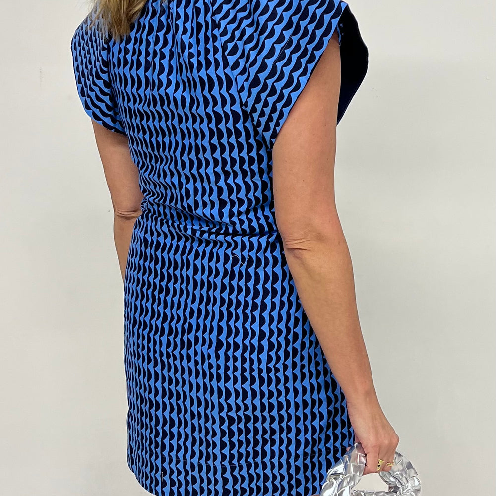 
                  
                    Pacific Blue Print + Button Dress
                  
                