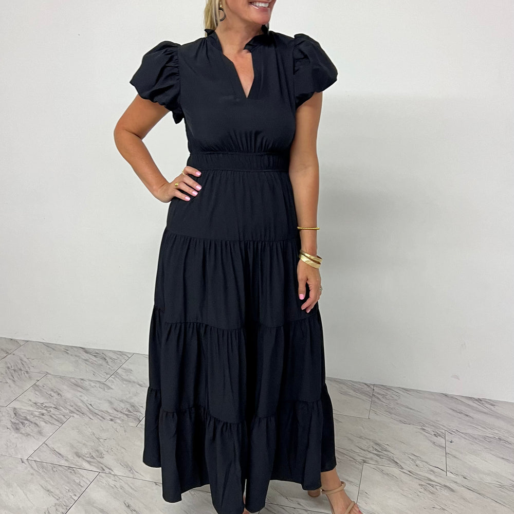 Britton Black Maxi Dress