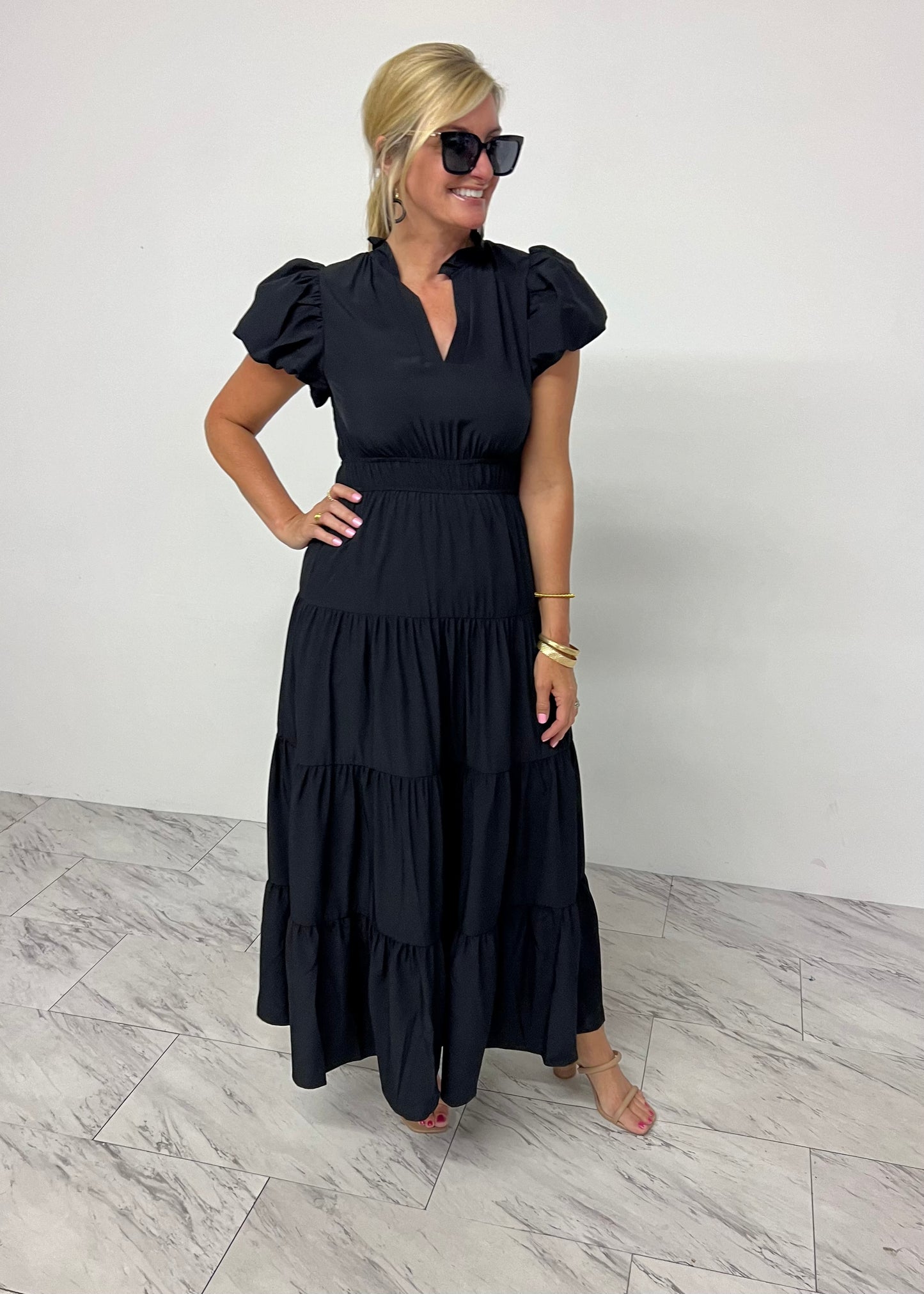 Britton Black Maxi Dress