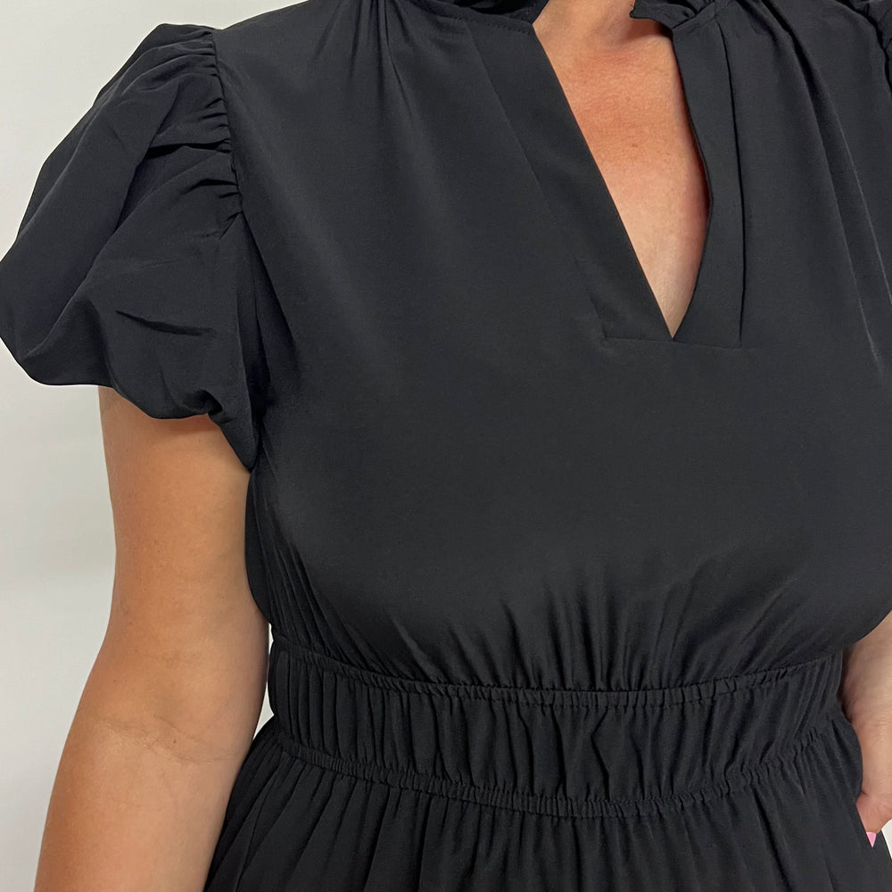 Britton Black Maxi Dress