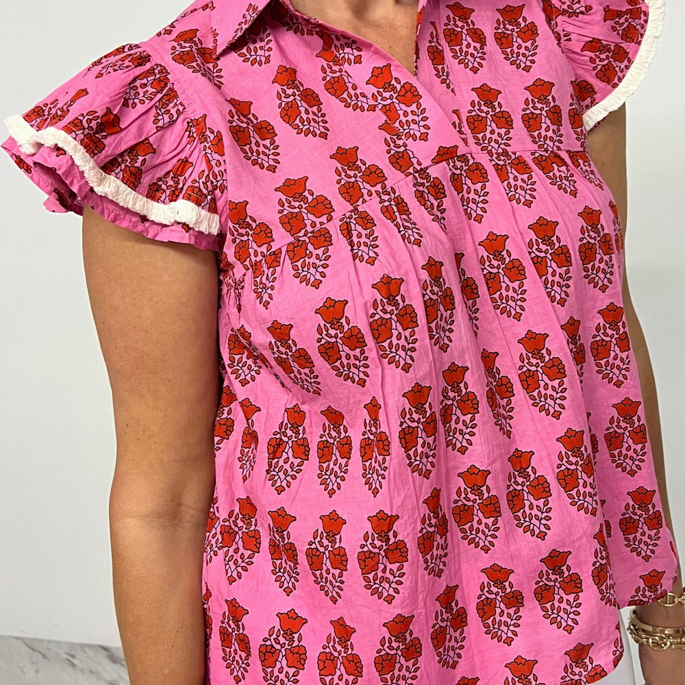 
                  
                    Smitten Summer Print Top
                  
                