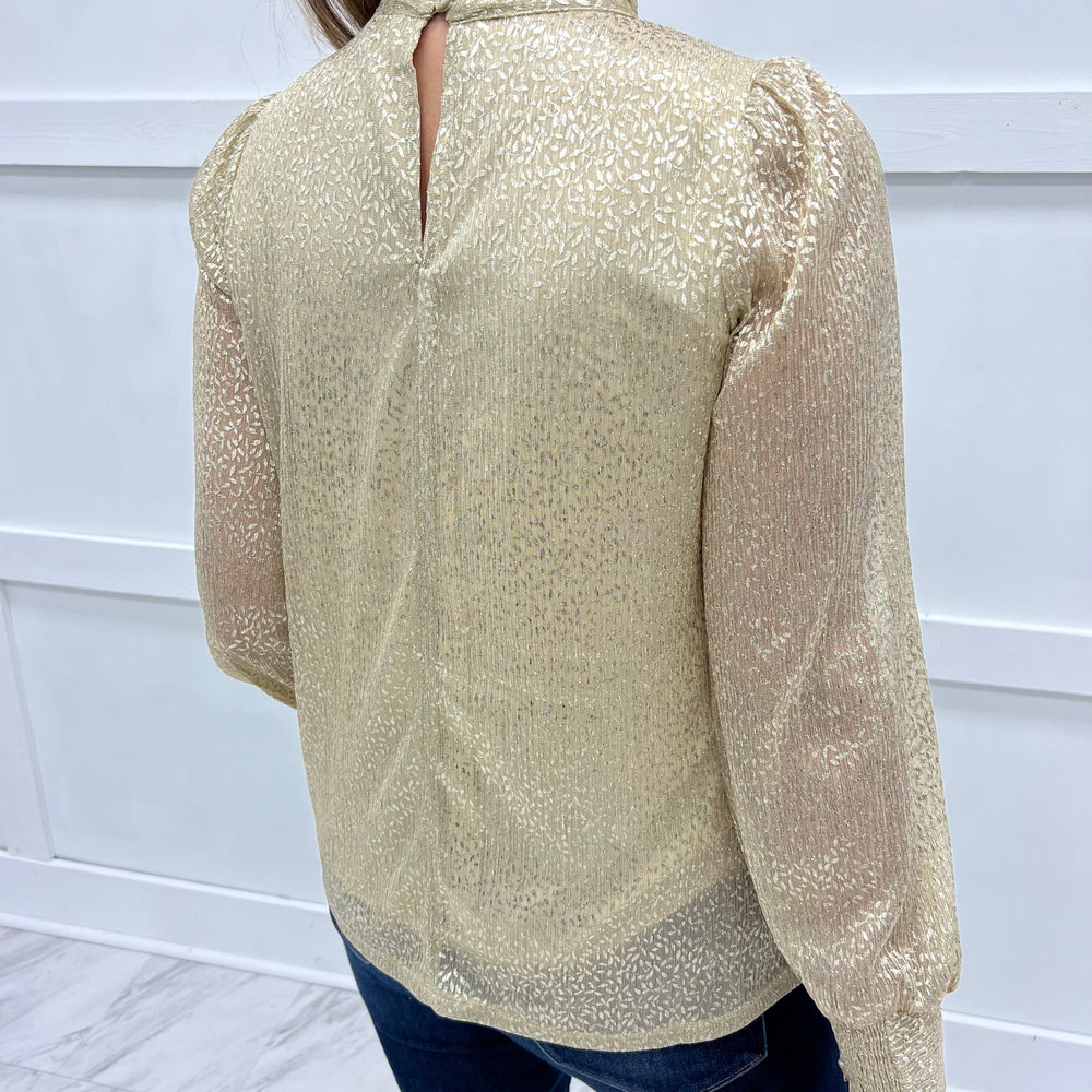 
                  
                    Socialite Chic Gold Top
                  
                