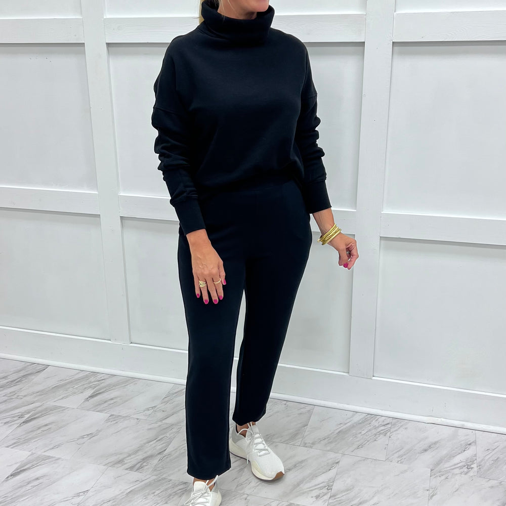 Jett Turtleneck Top (Black)