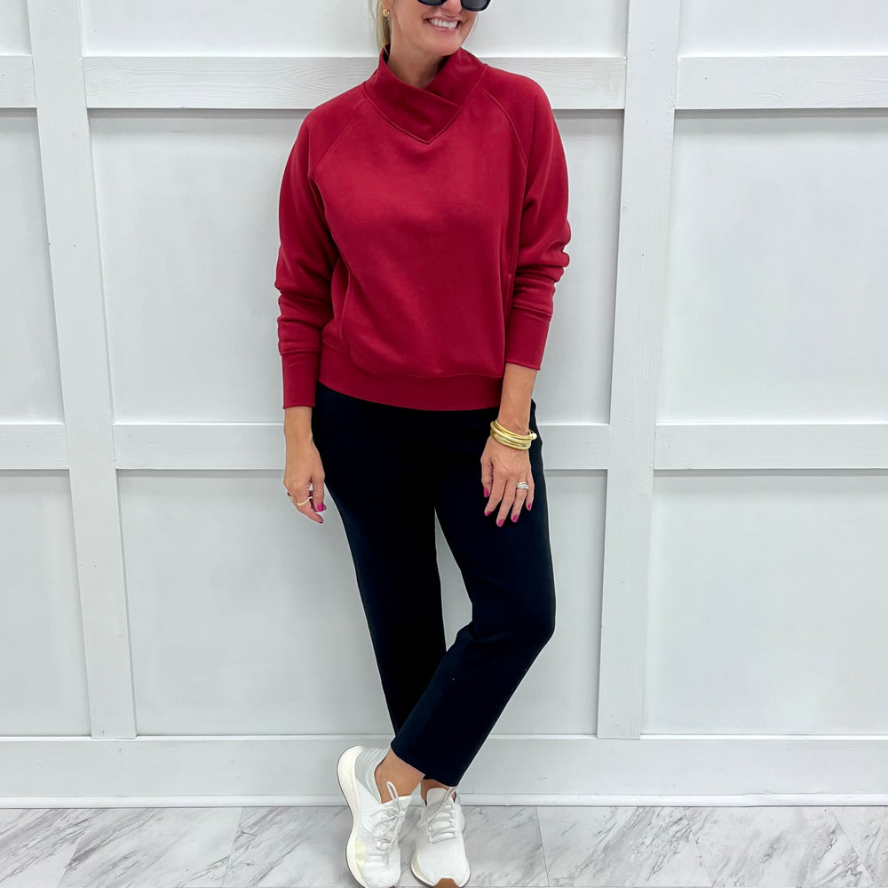 
                  
                    Saturday V.Neck Top (Dark Red)
                  
                