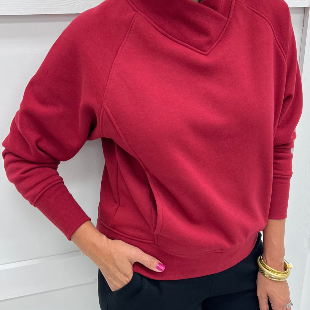 
                  
                    Saturday V.Neck Top (Dark Red)
                  
                