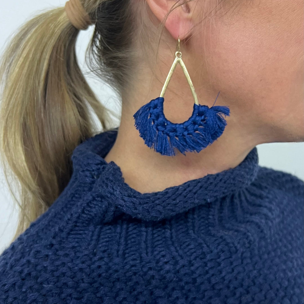 
                  
                    Fallon Fringe Earrings - FINAL SALE
                  
                