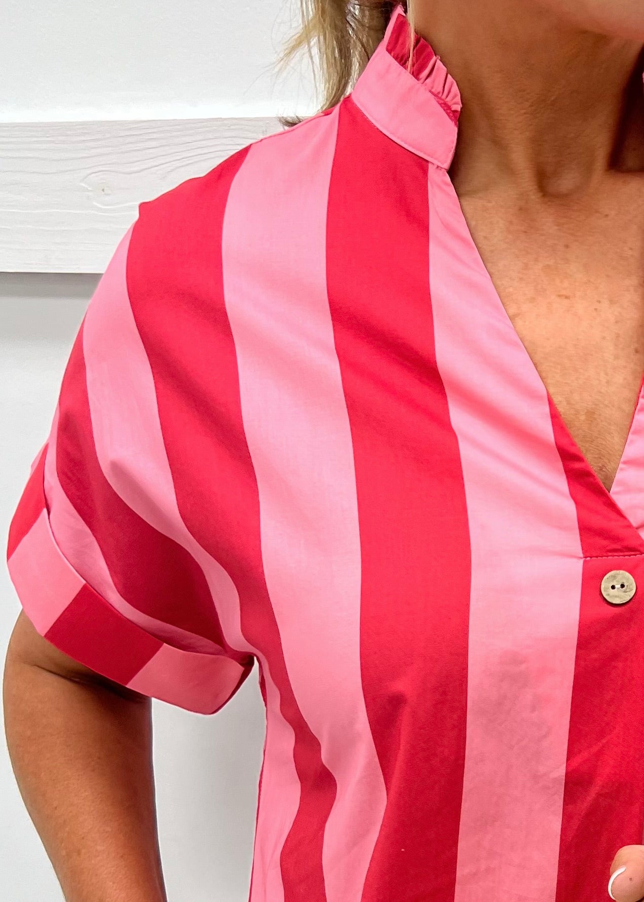 Cabana Chic Dress (Red)