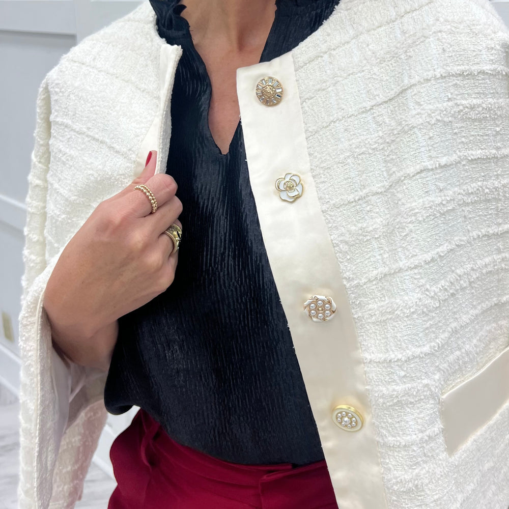 Jewel Button Jacket