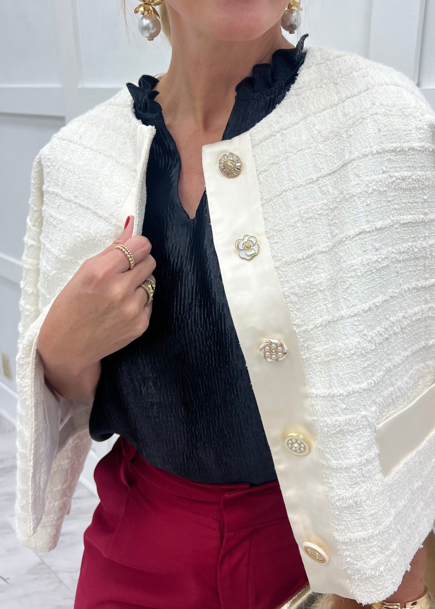 Jewel Button Jacket