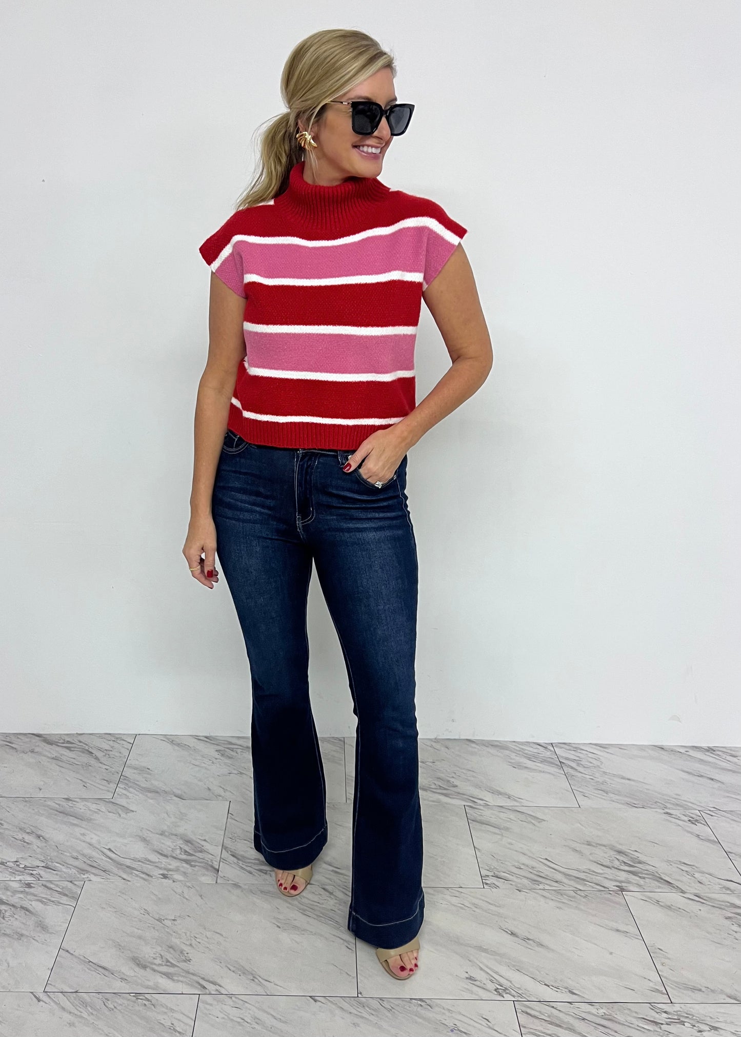 Sugar Stripe Sweater - FINAL SALE