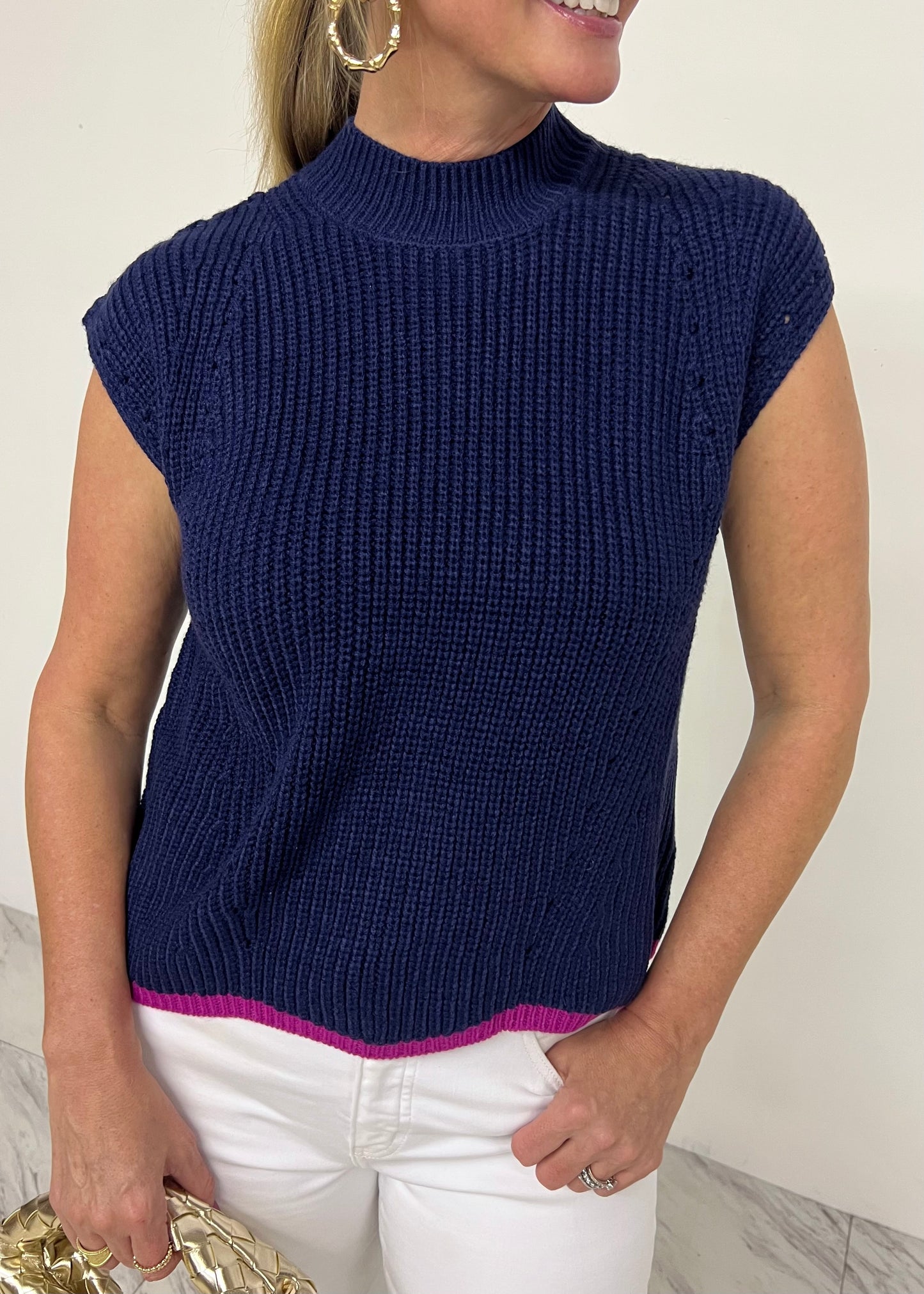 Dylan Short Sleeve Sweater-FINAL SALE