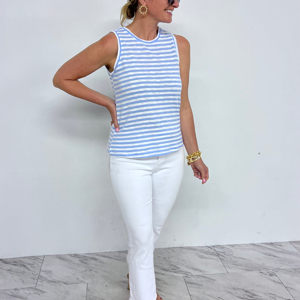 
                  
                    Skye Blue Stripe Tank Top
                  
                