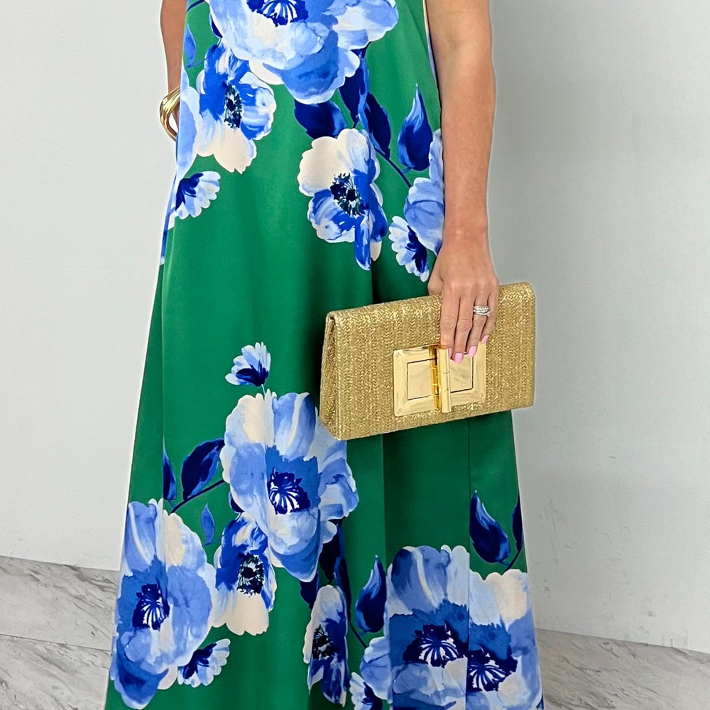 
                  
                    Glenna Green Single Shoulder Maxi Dress
                  
                