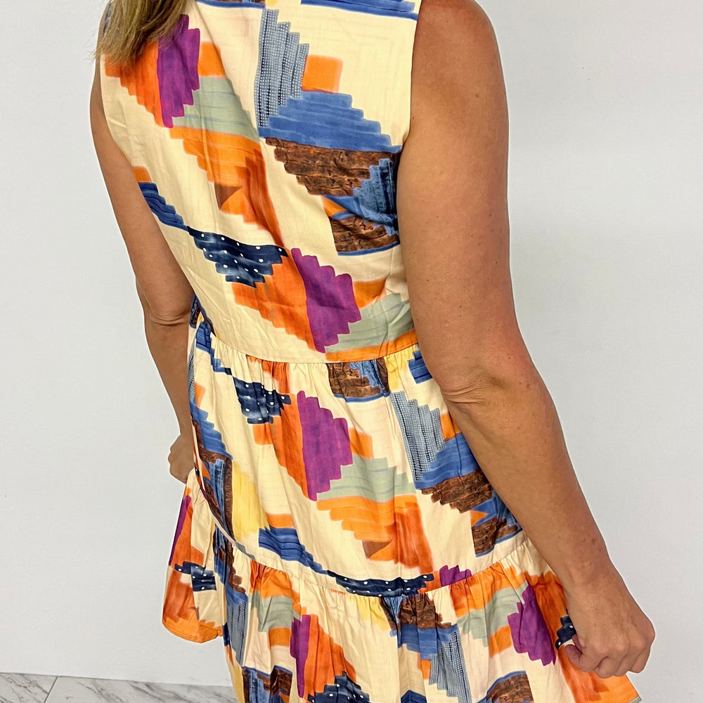 
                  
                    Here We Go Abstract Print Dress - FINAL SALE
                  
                