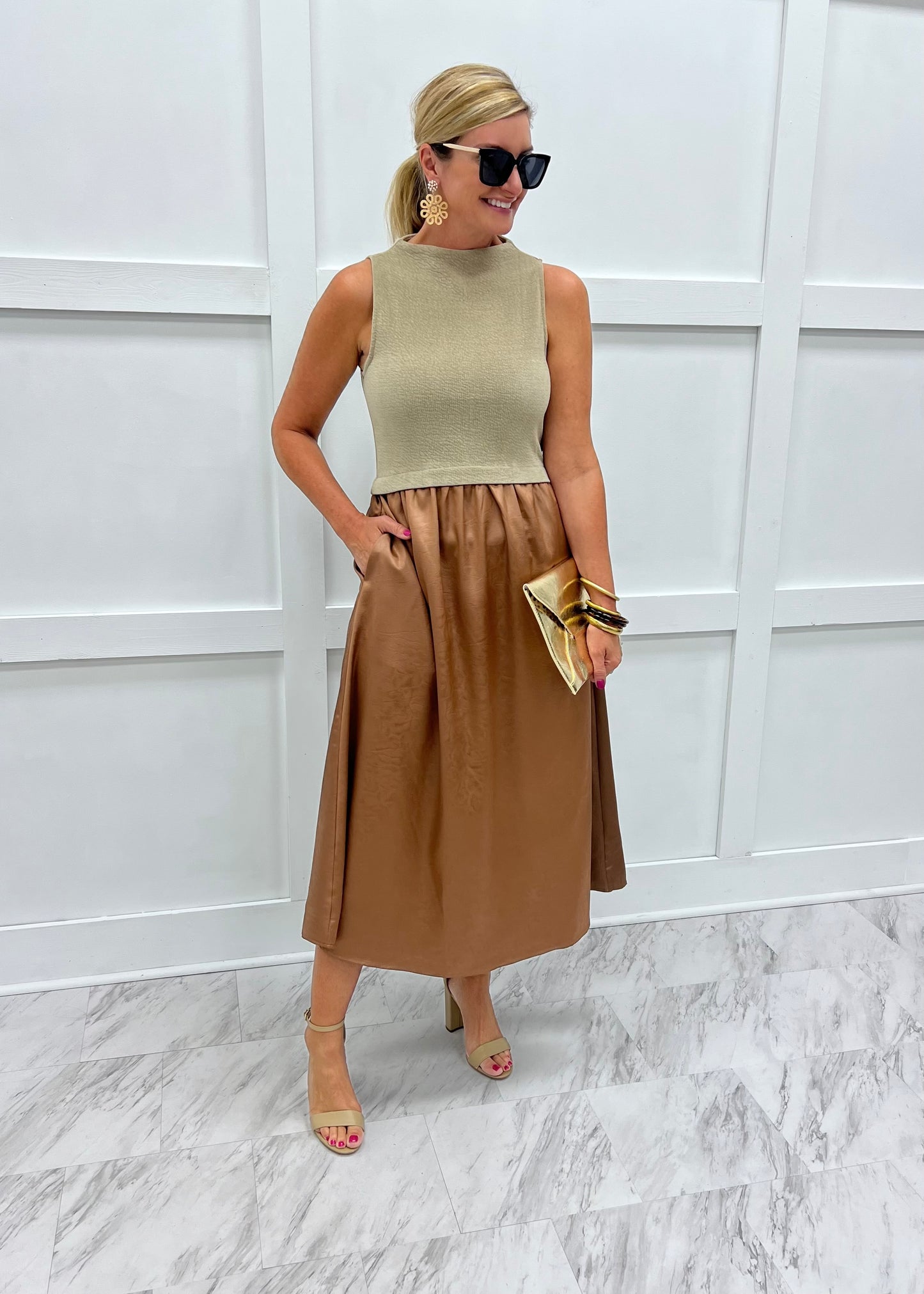 Autumn Muse Midi Dress