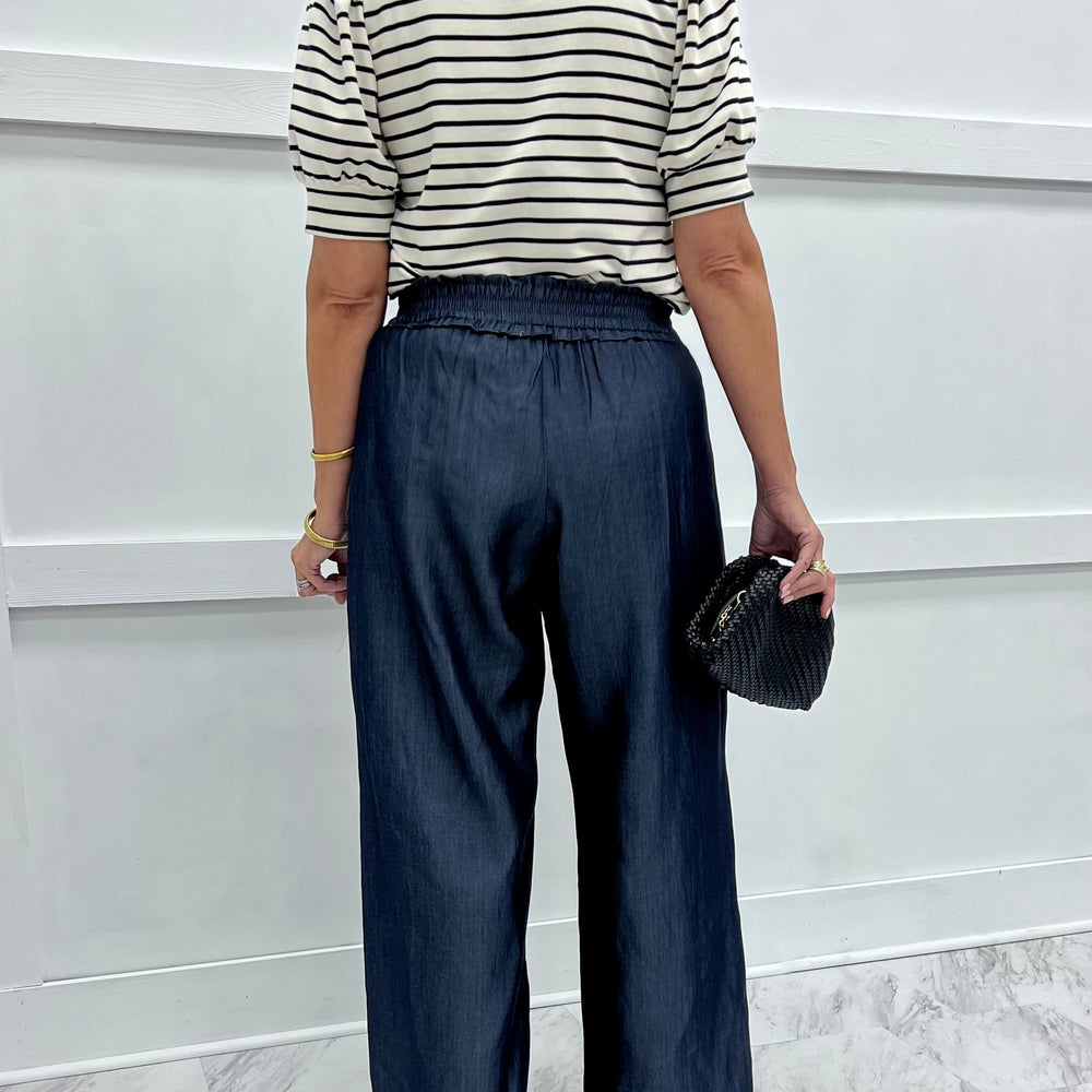 Dawson Dark Denim Drawstring Pants