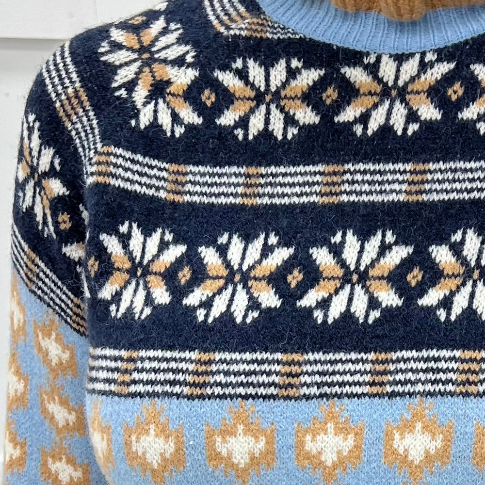 
                  
                    Serenity Ruffle Sweater (Blue)
                  
                