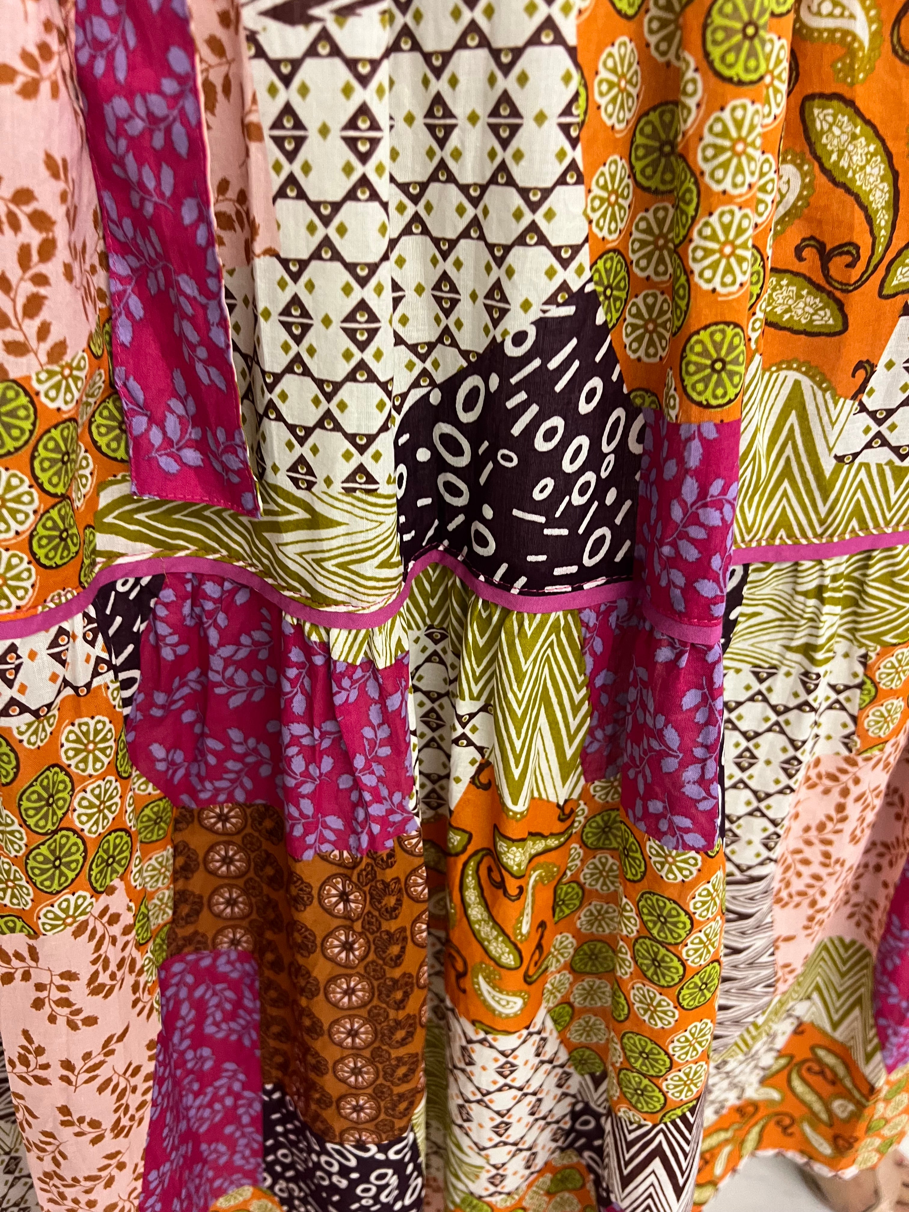 Prescott Patchwork Maxi Dress - FINAL SALE – shop chartreuse