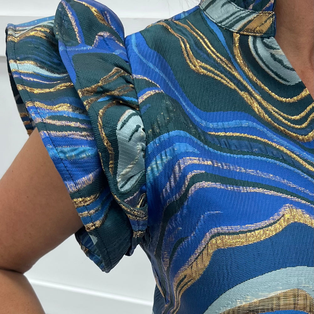 Inspired Dress (Blue Mix)