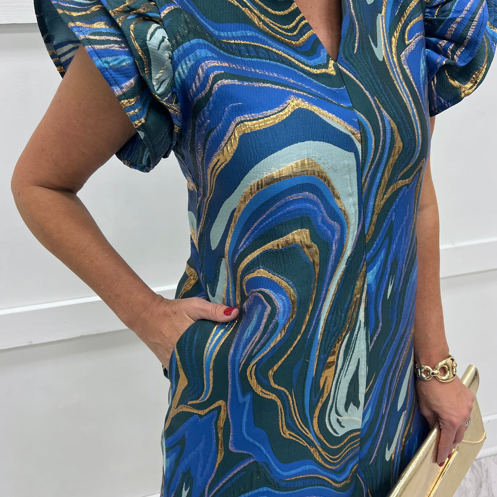 
                  
                    Inspired Dress (Blue Mix)
                  
                