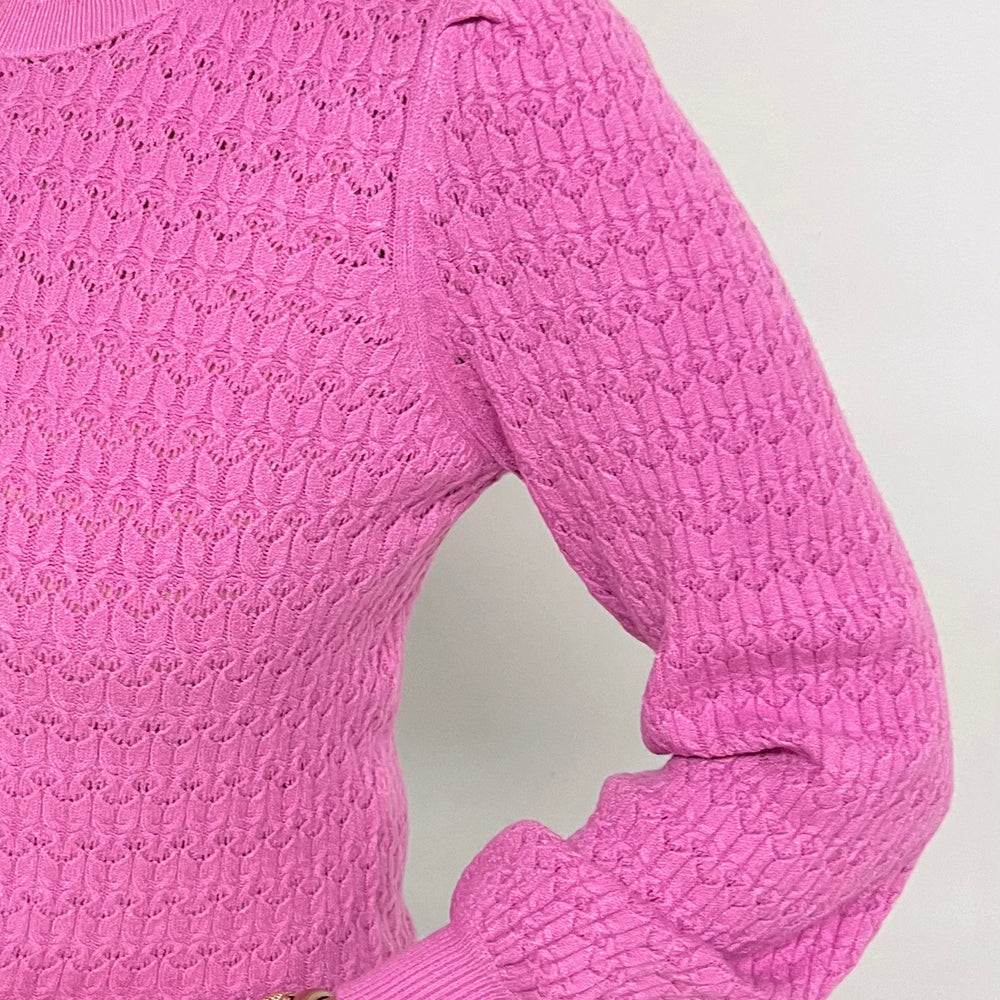 Wild Orchid Detail Sweater