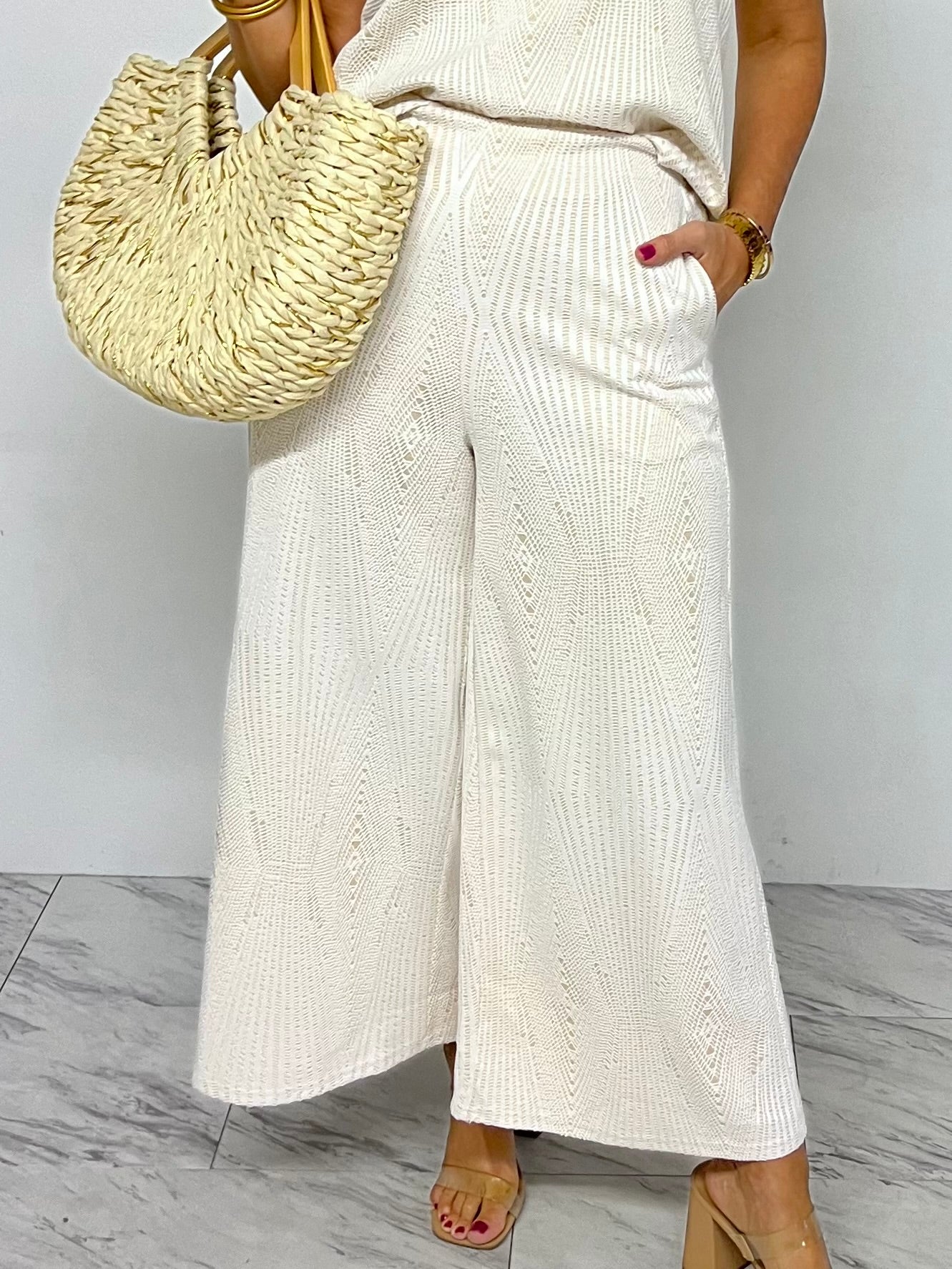 Santorini Lace Pants - FINAL SALE