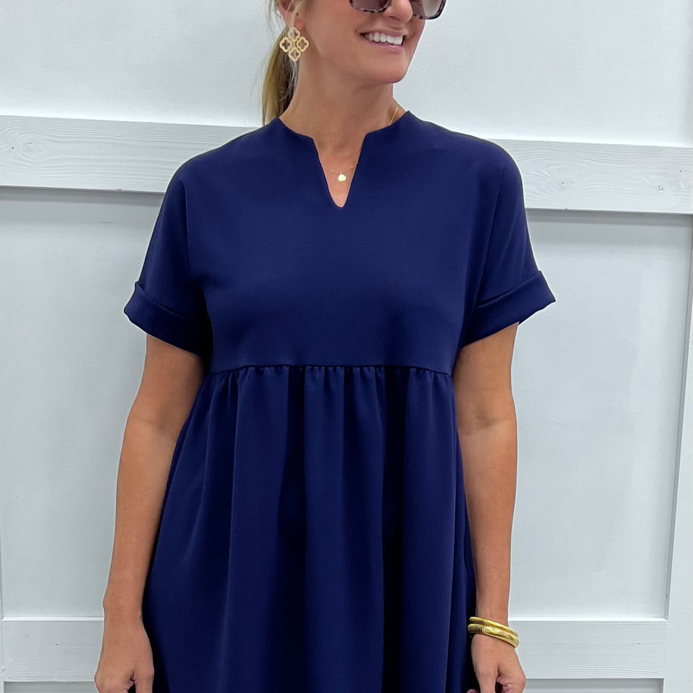
                  
                    Sonoma Navy Blue V.Neck Dress
                  
                
