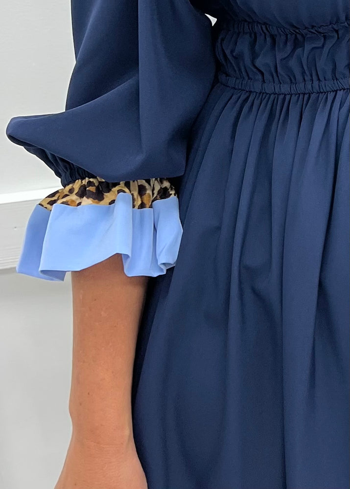 
                  
                    Animal Element Navy Midi Dress
                  
                