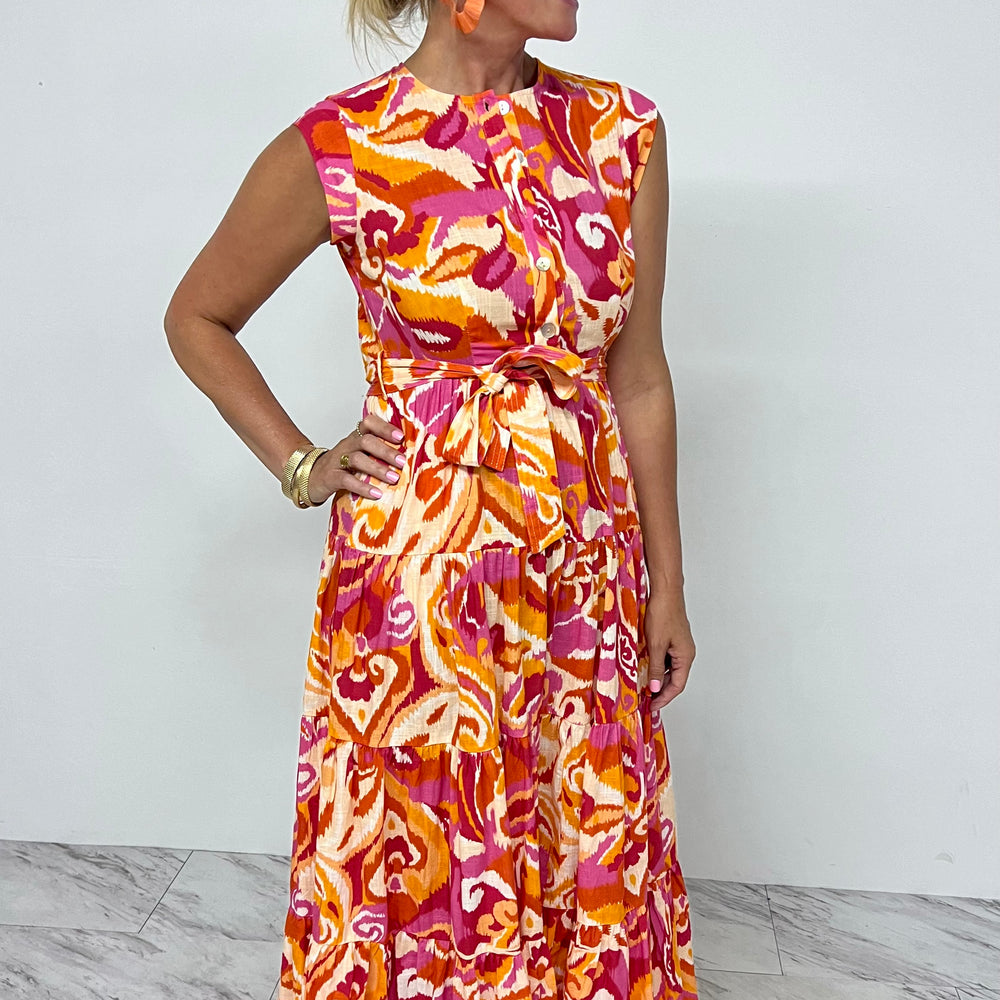 
                  
                    Afterglow Tiered Maxi Dress
                  
                