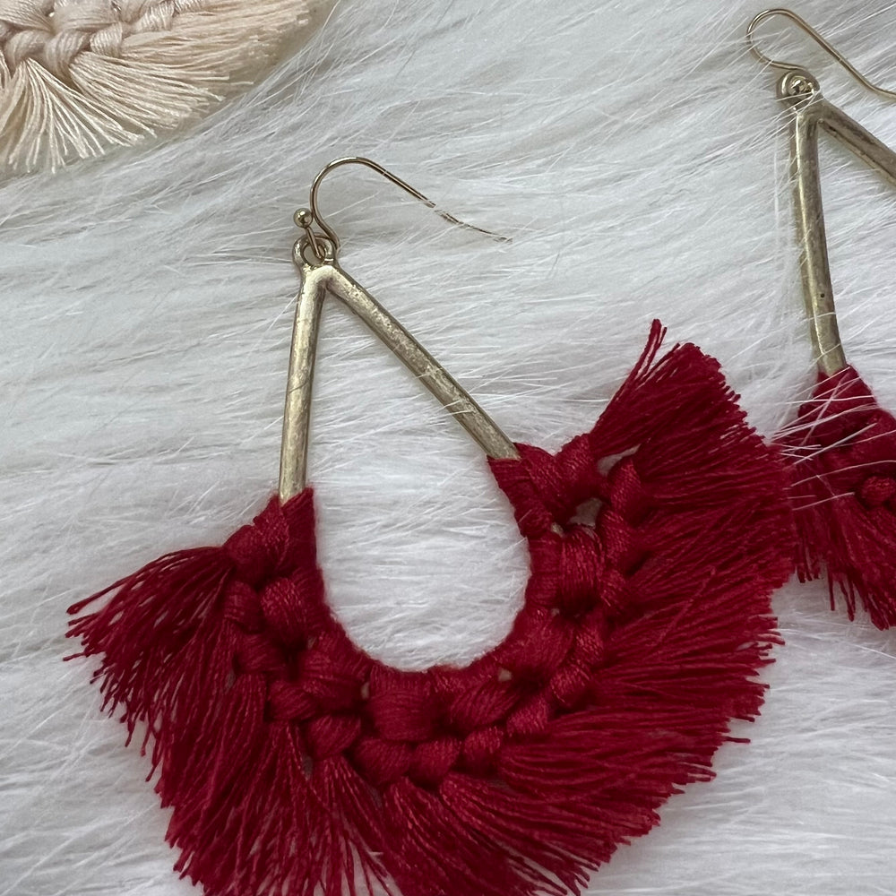 
                  
                    Fallon Fringe Earrings - FINAL SALE
                  
                