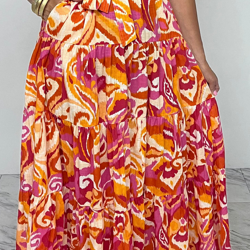 
                  
                    Afterglow Tiered Maxi Dress
                  
                