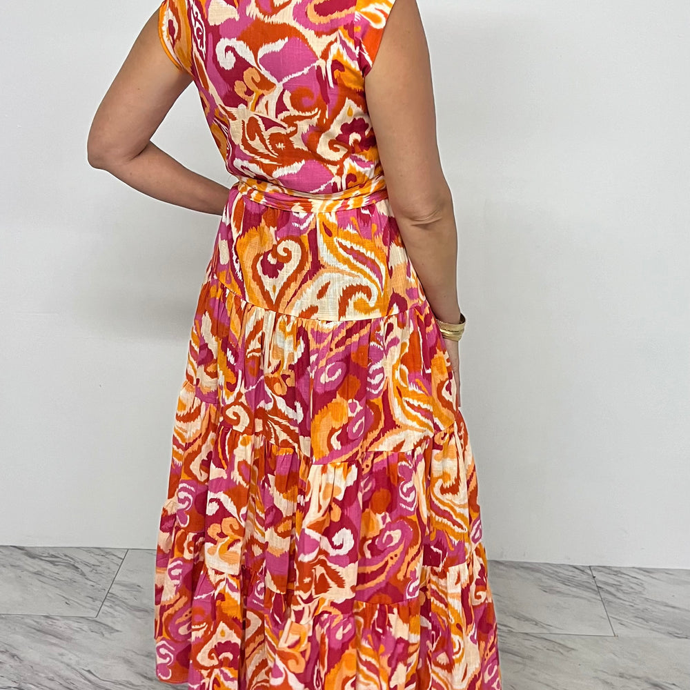 
                      
                        Afterglow Tiered Maxi Dress
                      
                    