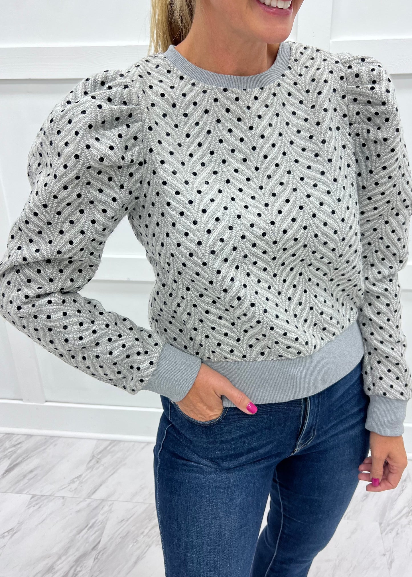 Dylan Dotted Top
