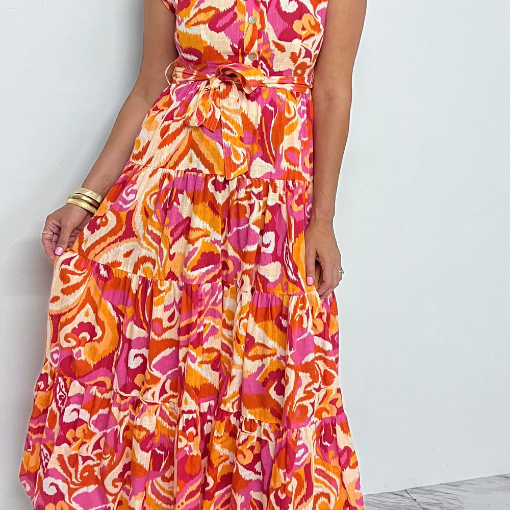 
                  
                    Afterglow Tiered Maxi Dress
                  
                