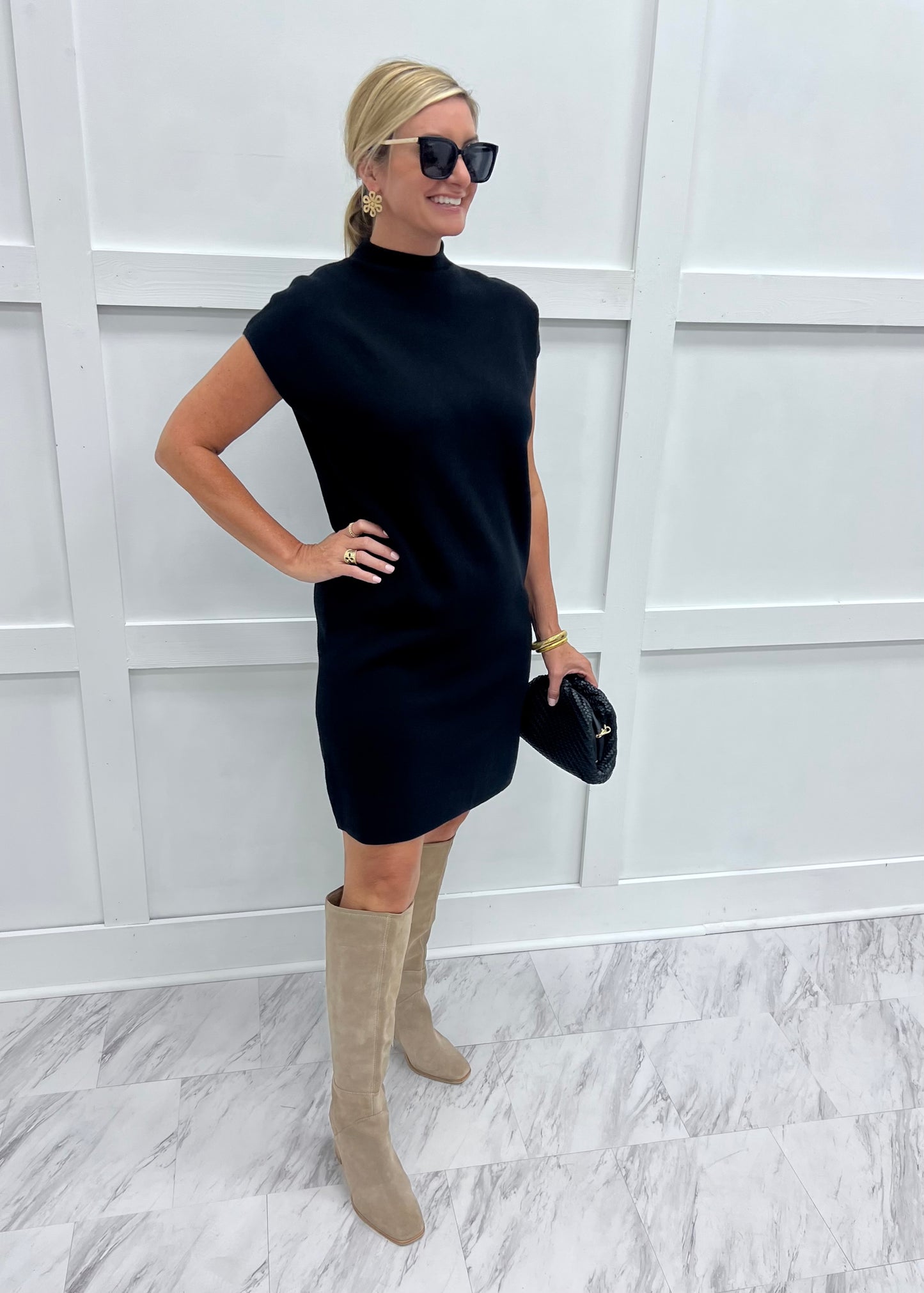 Bennett Black Sweater Dress