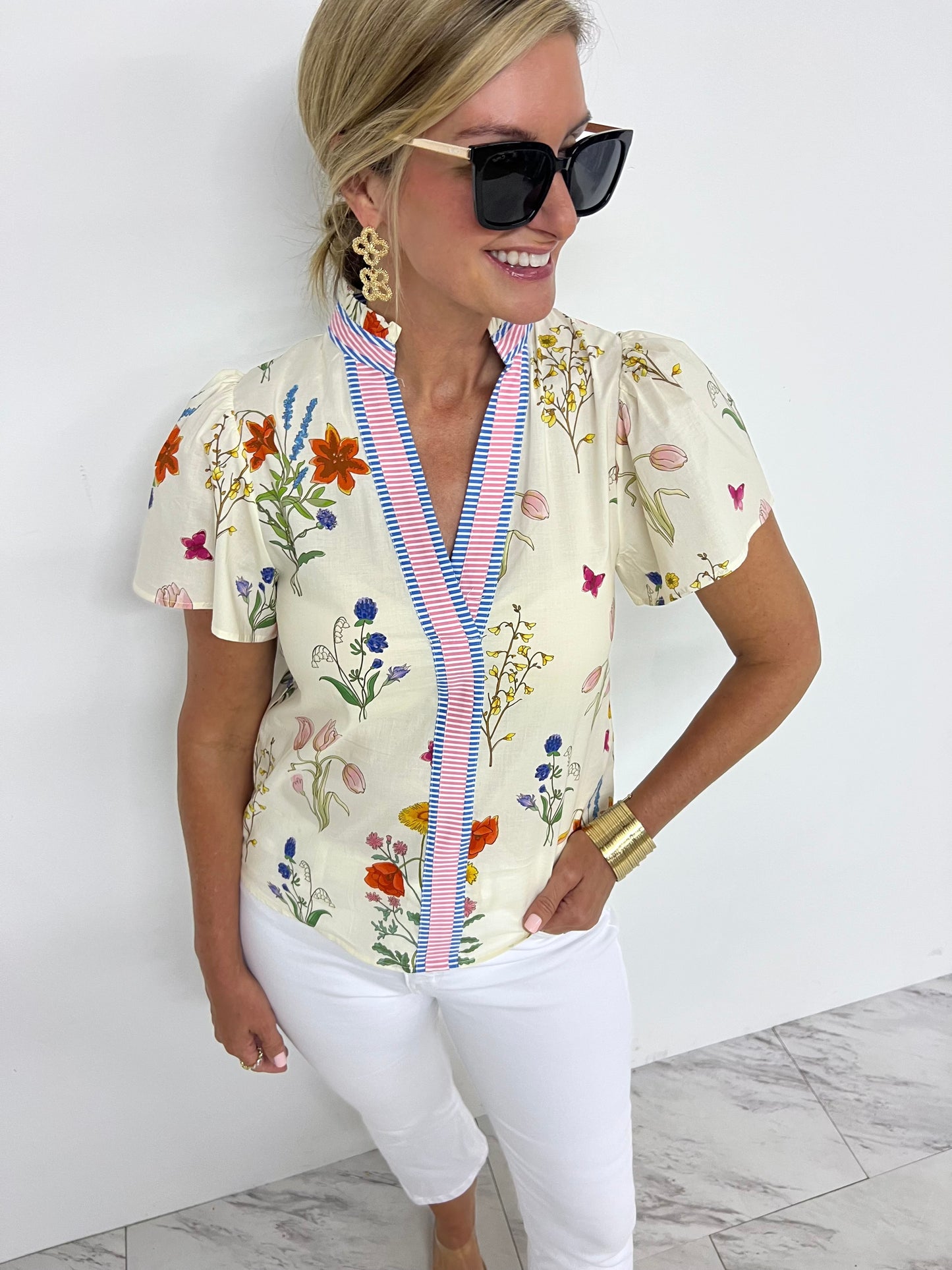 Maci Flower Top