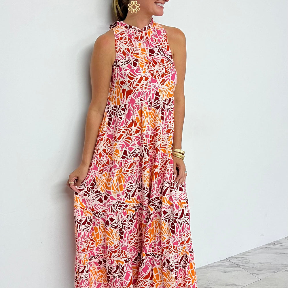 
                      
                        Madrid Print Maxi Dress
                      
                    