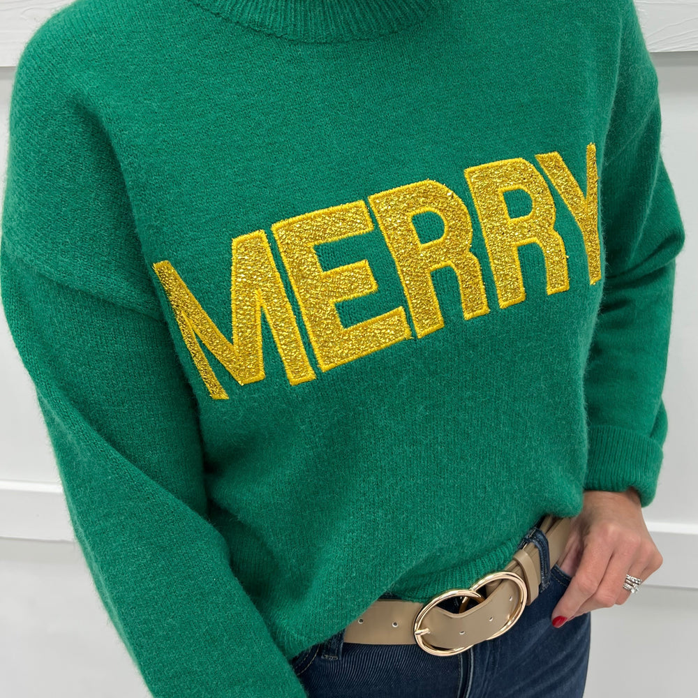 Golden Merry Sweater