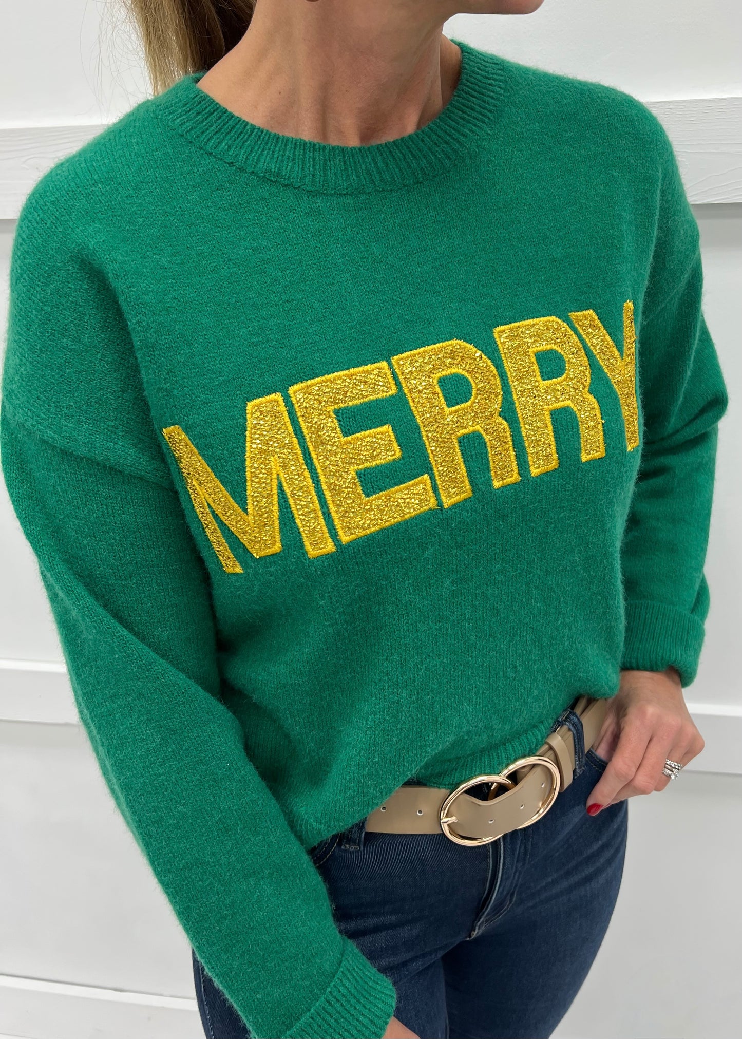 Golden Merry Sweater