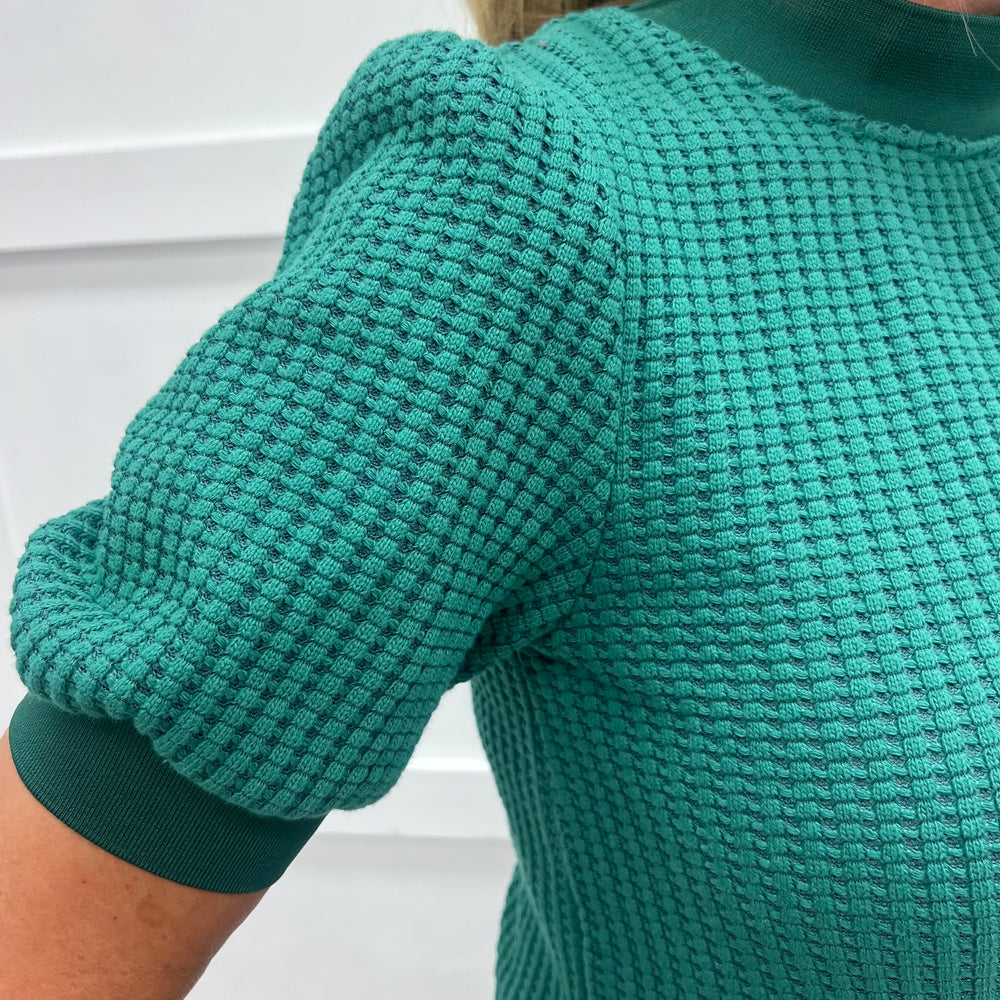 Valle Textured Knit Top