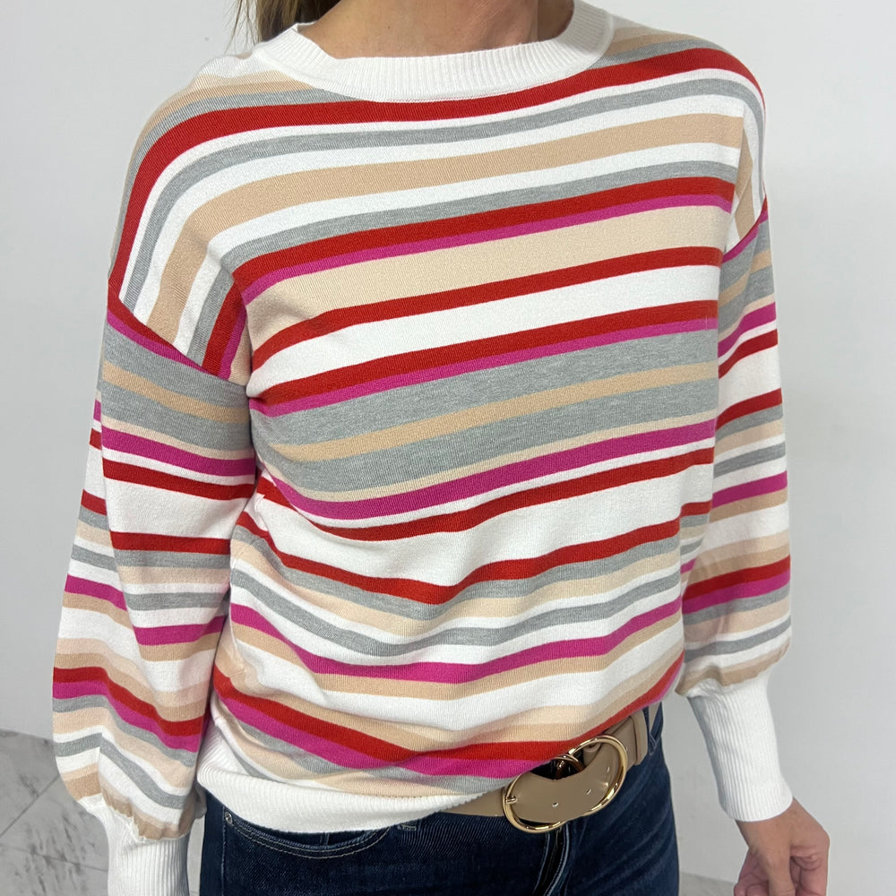 
                  
                    Weekend Wander Stripe Sweater (red)
                  
                