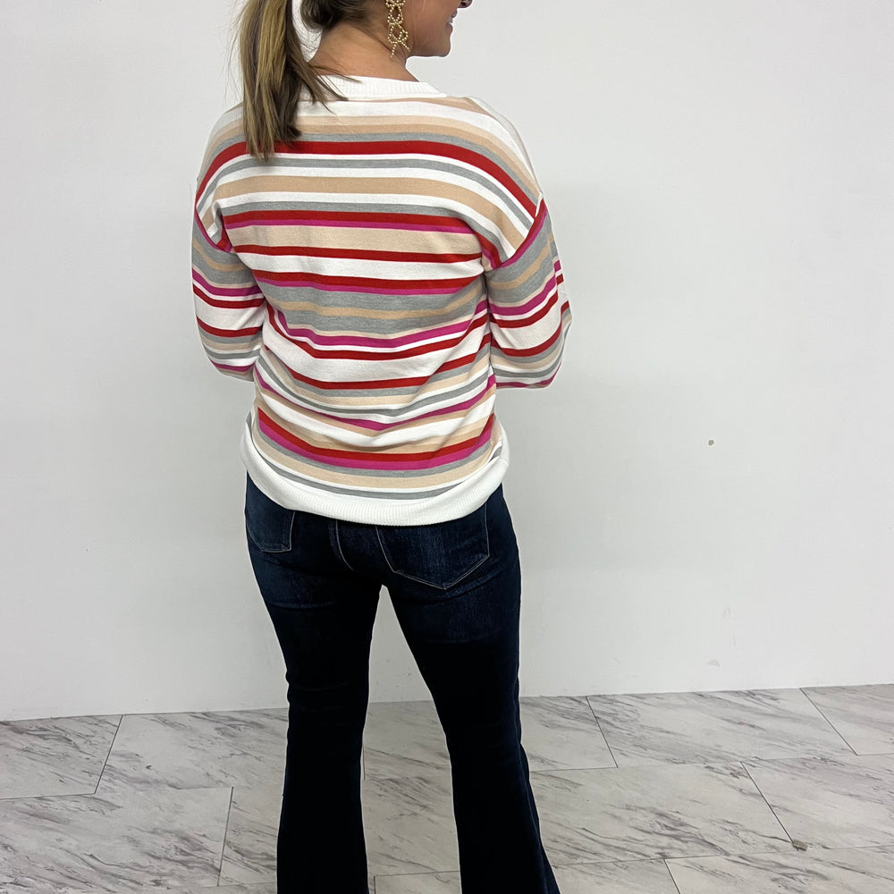 
                  
                    Weekend Wander Stripe Sweater (red)
                  
                